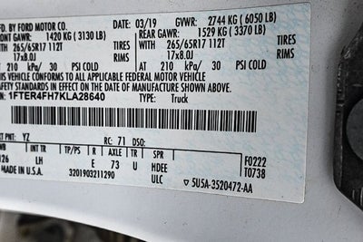 2019 Ford Ranger XLT